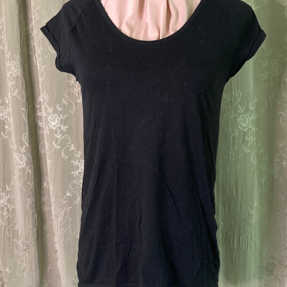 Champion Classic Black Short Sleeve Top